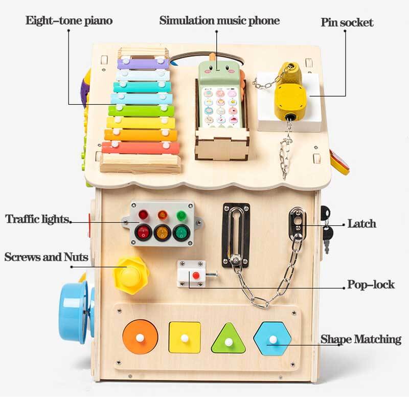 Bewohntes Montessori-Holzhaus 🏠 👶🏻