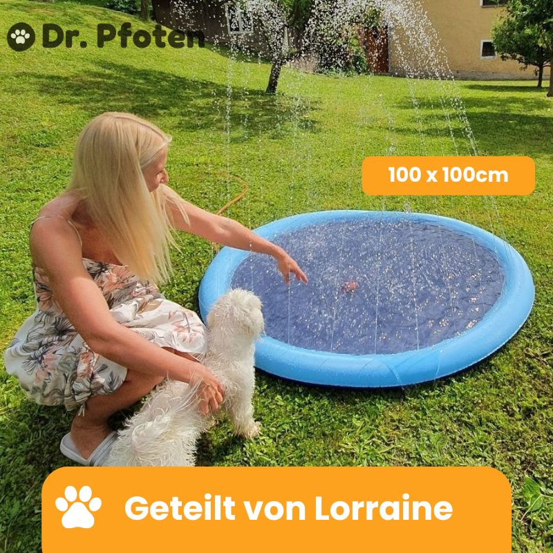 💧 PfotenOase™ - Erfrischende Wasserspielmatte für glückliche Hunde! 🐾